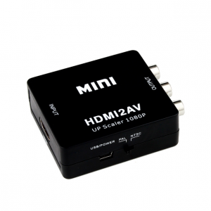 HDMI HD to RCA AV Composite Mini Converter Adapter