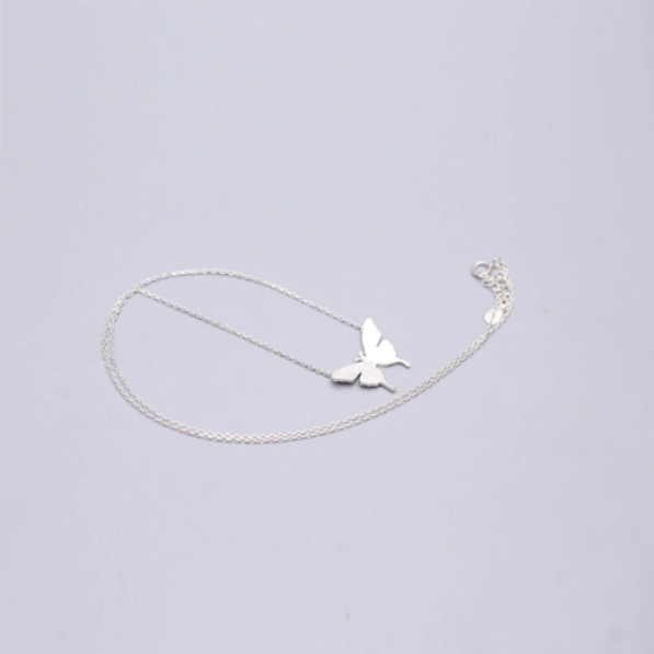 Silver Plated Baby Butterfly Necklace (SKU – 6796) - Image 3