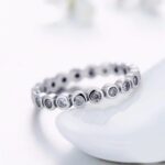 Authentic 925 Sterling Silver Starshine Cubic Zirconia Ring