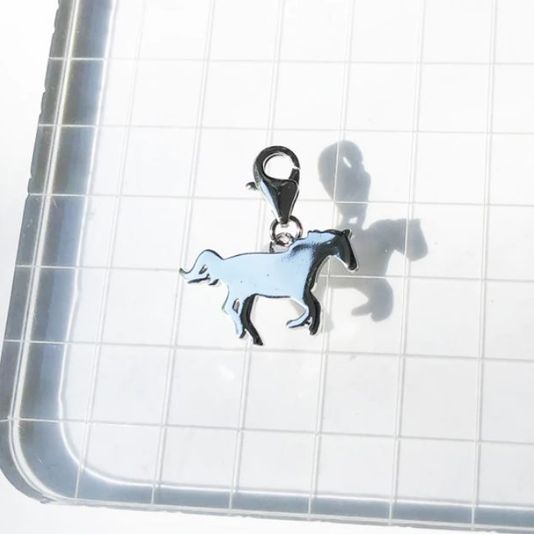 Genuine 925 Sterling Silver Gallop Horse Charm Fit Pendant - Image 2