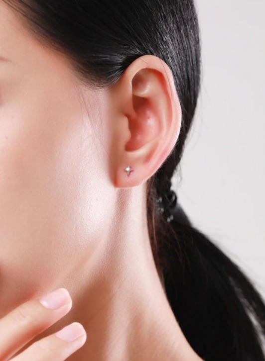 Genuine 925 Sterling Silver Star Stud "HAPPY" Times Long Tassel Chain Earrings - Image 4