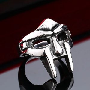 Men's Quality 316L Stainless Steel Classic Spartan Mask Vintage Ring